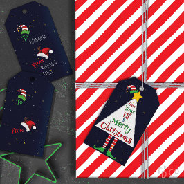 Etiqueta Para Presente Tenha um feliz Natal para o seu Elf