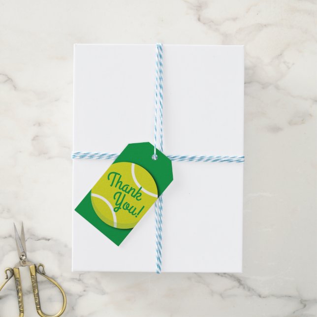 Etiqueta Para Presente Tênis Sports Festa de aniversário Obrigado (Com cordão)