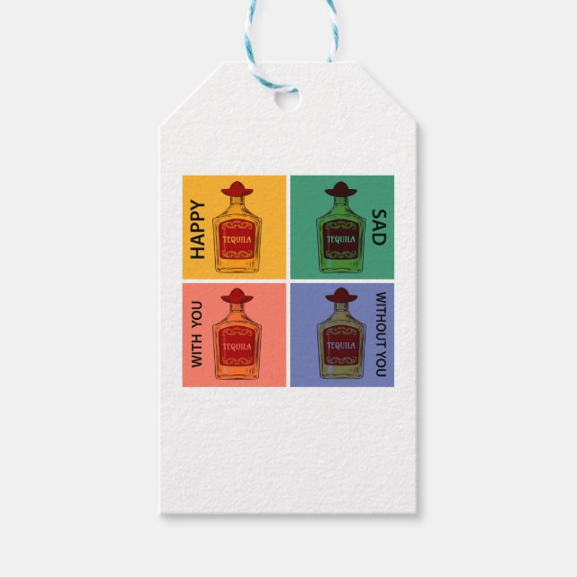Etiqueta Para Presente Tequila Sempre (Frente)