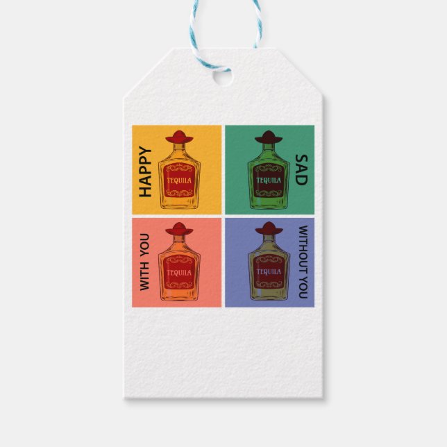 Etiqueta Para Presente Tequila Sempre (Frente)
