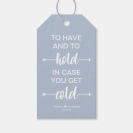 Etiqueta Para Presente Ter e segurar no caso de ficar frio no cobertor