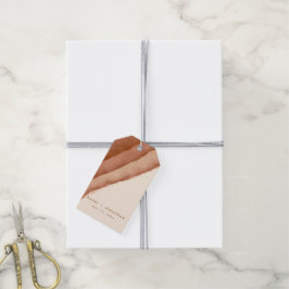 Etiqueta Para Presente Terracotta Ombre | Boho Minimalista