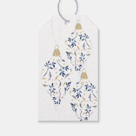 Etiqueta Para Presente Teste de Ornamento de Cores d'Água do rico