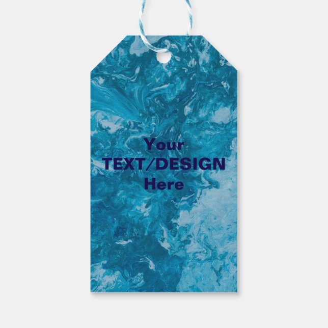 Etiqueta Para Presente Texto/ Design personalizado Na moda (Verso)