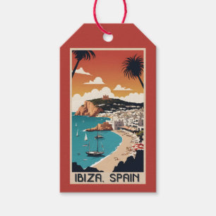 Etiqueta Para Presente Texto Personalizado Ibiza, Poster de viagens de Es