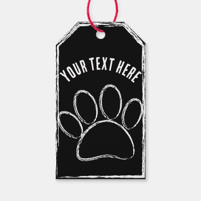 Etiqueta Para Presente Texto Personalizado Imprimir Texto Personalizado e (Frente)