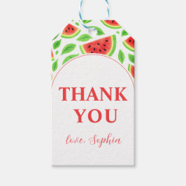 Etiqueta Para Presente Thank You Watermelon  Birthday Party