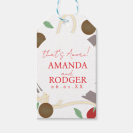 Etiqueta Para Presente That’s Amore Italian Pasta Wedding