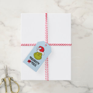 Etiqueta Para Presente The Grinch Naughty and Nice