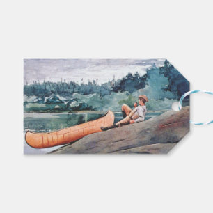 Etiqueta Para Presente The Wilderness Guide (por Winslow Homer)