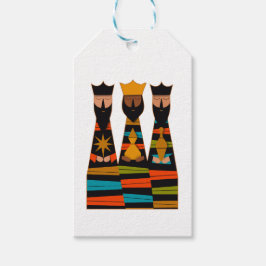 Etiqueta Para Presente Three Wise Men Modern Mid-Century
