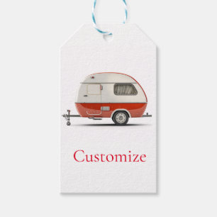 Etiqueta Para Presente Thunder_Cove da Camada do Teardrop Retroativo Clás