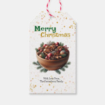 Tigela de Potpourri de Natal de Pinheiro Natureza