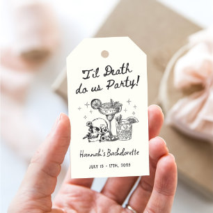 Etiqueta Para Presente Til Death Do U Party Bachelorette Cocktail Party