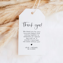 Tipografia Boho Minimalista Favor Agradecimento