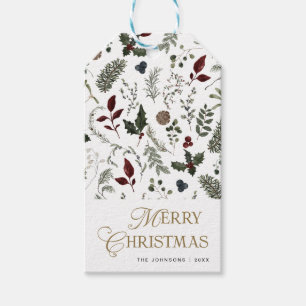 Etiqueta Para Presente Tipografia Minimalista Moderna Feliz Natal Gif