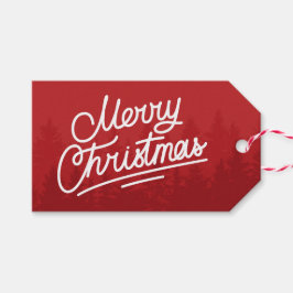 Etiqueta Para Presente Tipografia Simples Natal Feliz Roteiro Vintage