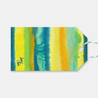 Etiqueta Para Presente Tiras Tangoosas de PSV Verde e Laranja