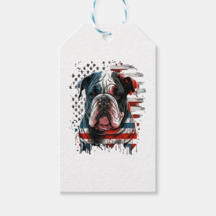 Etiqueta Para Presente TODOS OS AMERICANOS DOG amam buldogue inglês