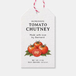 Etiqueta Para Presente Tomato chutney label
