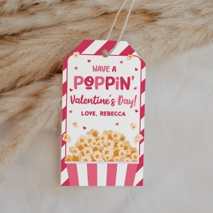 Etiqueta Para Presente Tome uma pipoca Dia de os namorados de Poppin