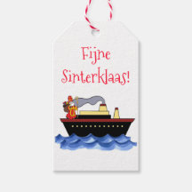 Tradicional etiqueta de presente de Sinterklaas br