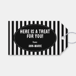 Etiqueta Para Presente Trate para você Halloween