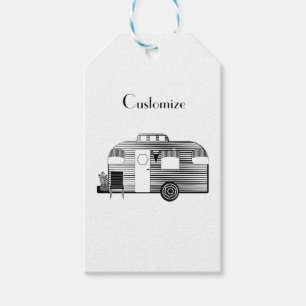 Etiqueta Para Presente Traveler Camper Caravan Thunder_Cove