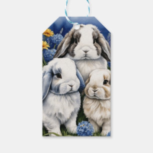 Etiqueta Para Presente Três Pequenos Coelhos De Coelhinhos