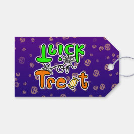 Etiqueta Para Presente Trick ou Treat no Halloween