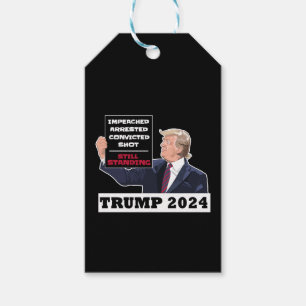 Etiqueta Para Presente Trump 2024 Ainda Presidente Eleito EUA