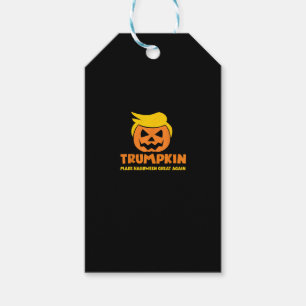 Etiqueta Para Presente Trumpkin Faz Excelente De Halloween De Novo Jack O