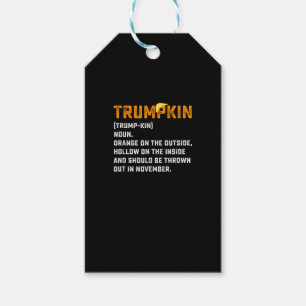 Etiqueta Para Presente Trumpkin Funny Anti Pumpkin