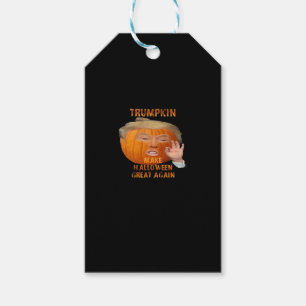 Etiqueta Para Presente Trumpkin Pumpkin Faz Excelente De Halloween Novame