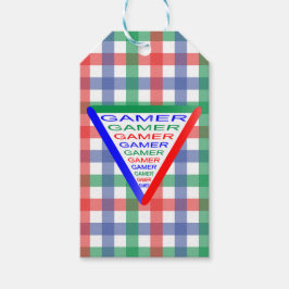 Etiqueta Para Presente Ultimate Gamer 3 - Cores do sistema de jogos RGB