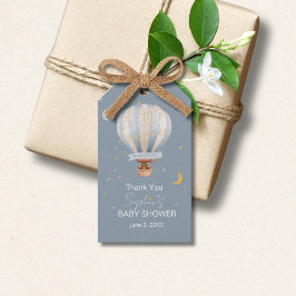 Etiqueta Para Presente Um Balão de Ar Quente Pequeno Explorador