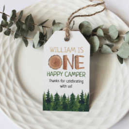 Etiqueta Para Presente Um Camper Feliz Obrigado