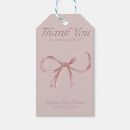 Etiqueta Para Presente Um Chá de fraldas De Chegada De Querido Obrigado