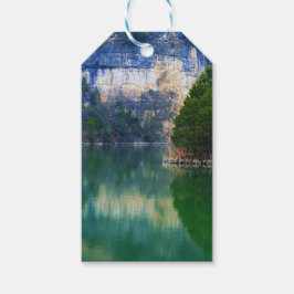 Etiqueta Para Presente Um Dia Tranquilo No Lago