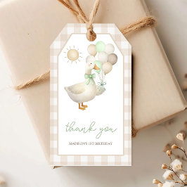 Etiqueta Para Presente Um Ganso Tolo, Balões