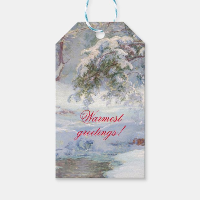 Etiqueta Para Presente Um Inverno (Frente)