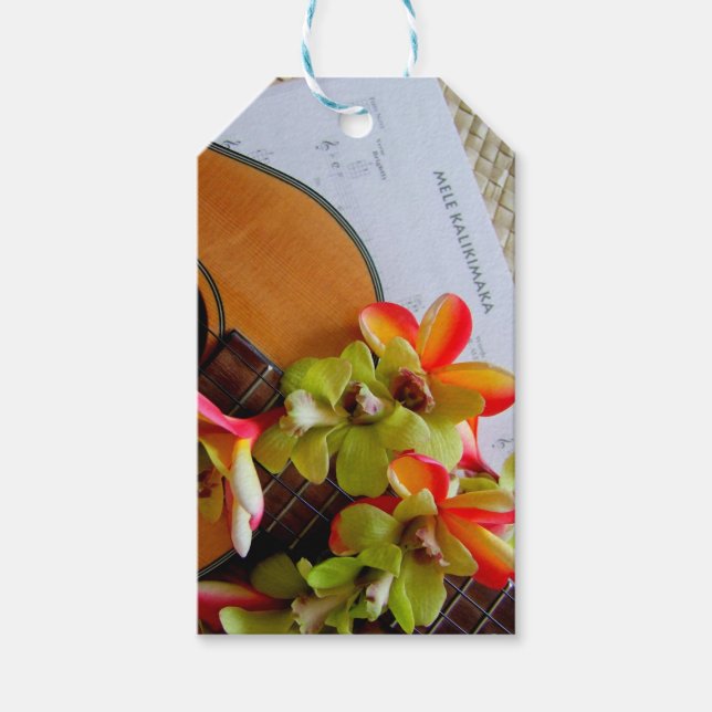 Etiqueta Para Presente Um Natal Havaiano (Frente)