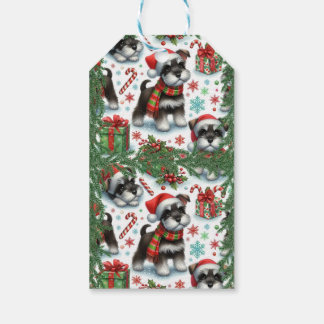 Etiqueta Para Presente Um Natal Muito Schnauzer