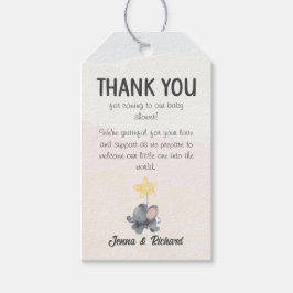 Etiqueta Para Presente Um Pequeno Amendoim Está A Caminho Do Chá de frald