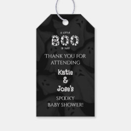 Etiqueta Para Presente Um Pequeno Boo é um Chá de fraldas Feliz