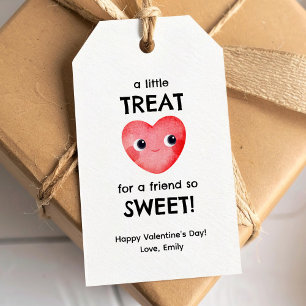 Etiqueta Para Presente Um pequeno presente para um amigo tão doce coração