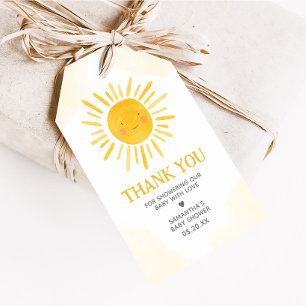 Etiqueta Para Presente Um pequeno raio de luz solar que favorece o Chá de