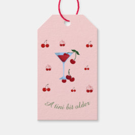 Etiqueta Para Presente Um Pouco Mais Velho Aniversário Cherrytini