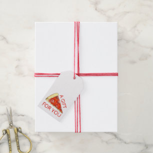 Etiqueta Para Presente Um Presente Para Você Pizza De Pepperoni