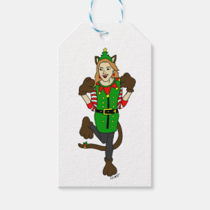 Etiqueta Para Presente uma catalhadora de Natal